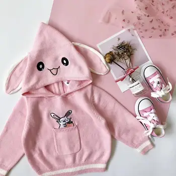 Girls sweaters pink rabbit causal Children knitted sweaters autumn and winter pullovers hooded cotton kids clothing
Girls sweaters pink rabbit causal Children knitted sweaters autumn and winter pullovers hooded cotton kids clothing