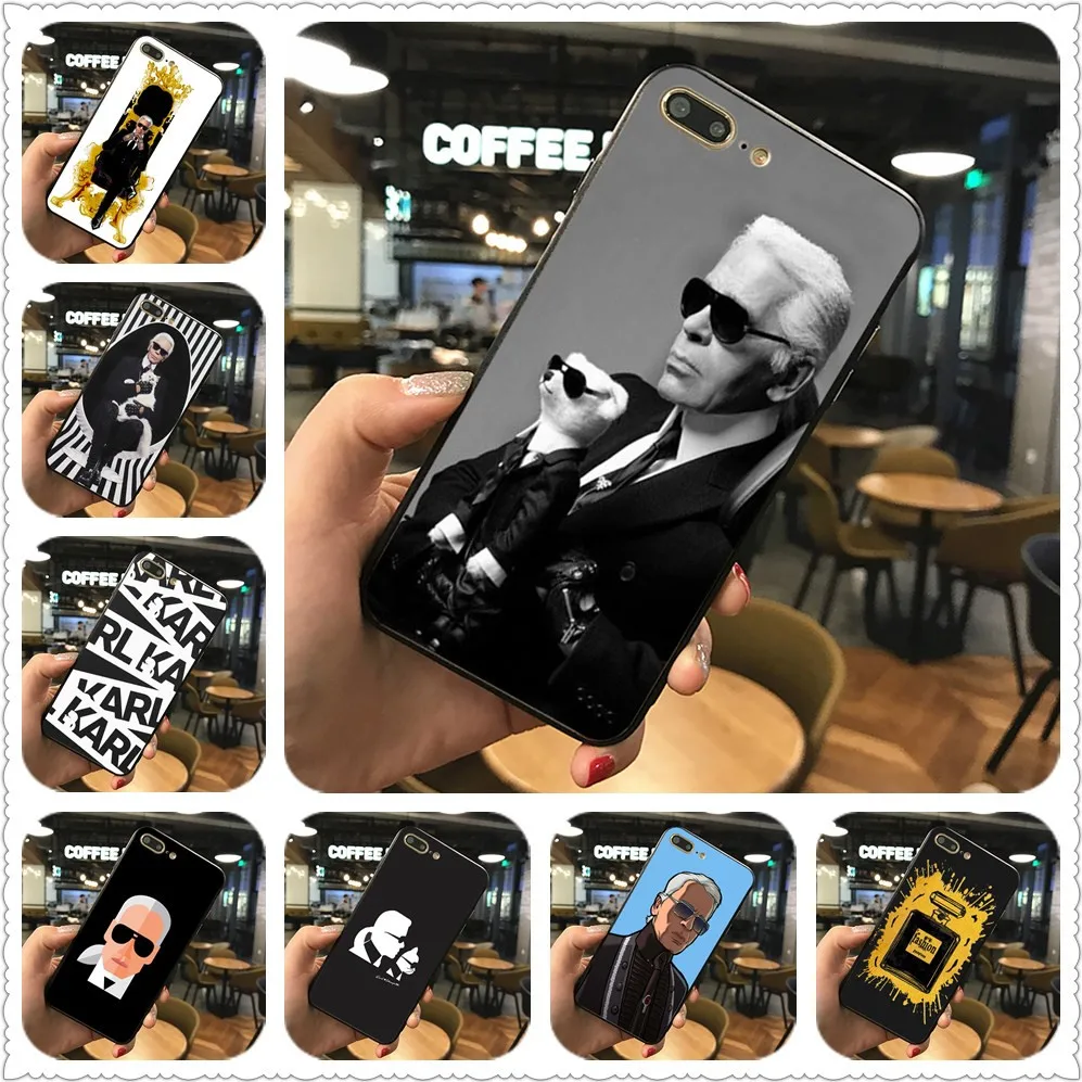 Karl Lagerfeld phone Case For iphone 6 X 7 8 Plus Black silicone case For Samsung s6 s7 edge s8 s9 plus Case
Karl Lagerfeld phone Case For iphone 6 X 7 8 Plus Black silicone case For Samsung s6 s7 edge s8 s9 plus Case