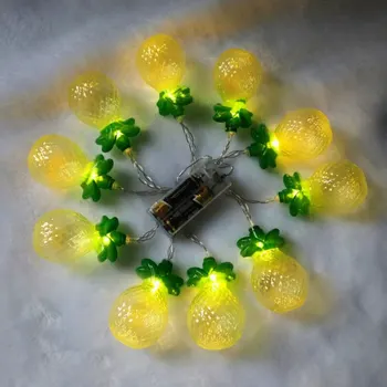 10 LED Lights Set Pineapple Shape Lovely Cute Warm White Lighting Holiday Festival 1.6m Decorative Light Waterproof Outdoor
10 LED Lights Set Pineapple Shape Lovely Cute Warm White Lighting Holiday Festival 1.6m Decorative Light Waterproof Outdoor