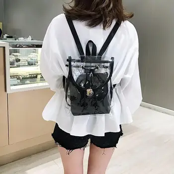 Backpack Female 2019 hot New Fashion Bag Beach Female Jelly Bag Lady Transparent Casual Backpack Summer Stylish Travel bags
Backpack Female 2019 hot New Fashion Bag Beach Female Jelly Bag Lady Transparent Casual Backpack Summer Stylish Travel bags