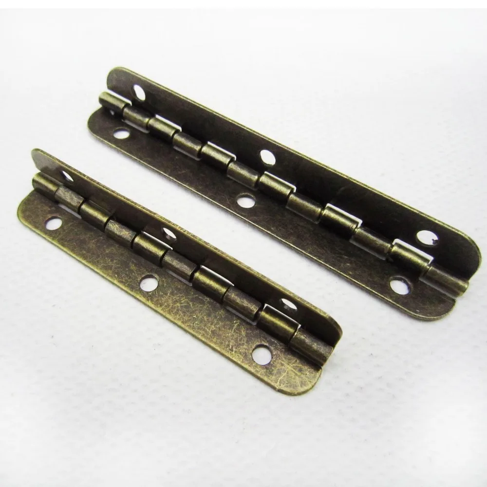 12pcs Antique Brass Vintage Jewelry Chest Gift Wine Wooden Box Case Lengthened Long Hinge With 6 Screws
12pcs Antique Brass Vintage Jewelry Chest Gift Wine Wooden Box Case Lengthened Long Hinge With 6 Screws