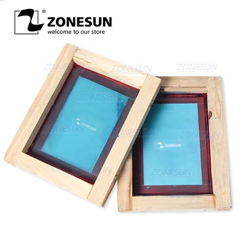 ZONESUN Custom Printing Wood Frame Silk Screen Print Polyester Mesh Circuit Boards For Metal Cloth Grass T-shit Printing
ZONESUN Custom Printing Wood Frame Silk Screen Print Polyester Mesh Circuit Boards For Metal Cloth Grass T-shit Printing