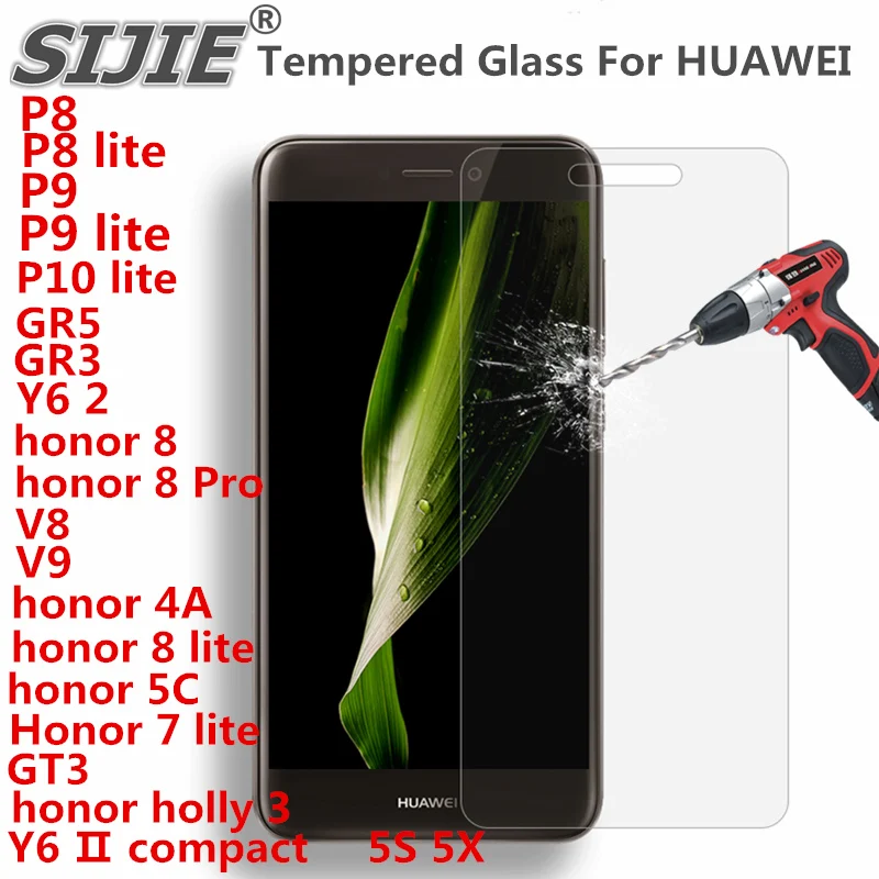 SIJIE Tempered Glass For HUAWEI P8 P9 P10 lite GR5 GR3 Y6 2 honor 8 PRO 5S 5X 8lite 7lite 2017 4A V8 V9 Ascend Screen protective
SIJIE Tempered Glass For HUAWEI P8 P9 P10 lite GR5 GR3 Y6 2 honor 8 PRO 5S 5X 8lite 7lite 2017 4A V8 V9 Ascend Screen protective