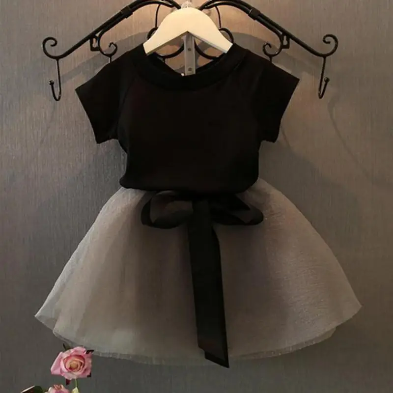 Children's Clothing 2018 Summer New Korean Girls Short-sleeved T-shirt Girls Dress Half-length Net Yarn Dress Girls Set
Children's Clothing 2018 Summer New Korean Girls Short-sleeved T-shirt Girls Dress Half-length Net Yarn Dress Girls Set