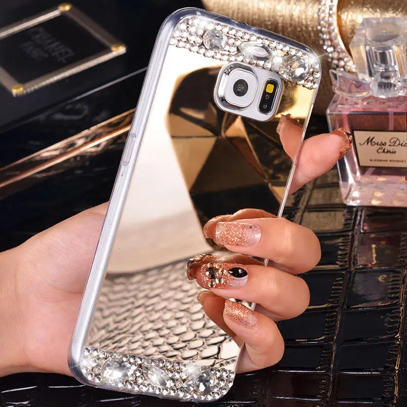 For Samsung Galaxy J3 J5 J7 2016 S7 Edge S6 A3 A5 A7 Grand Prime Mirror Case Cover Soft TPU Bling Rhinestone Diamond Phone Cases
For Samsung Galaxy J3 J5 J7 2016 S7 Edge S6 A3 A5 A7 Grand Prime Mirror Case Cover Soft TPU Bling Rhinestone Diamond Phone Cases