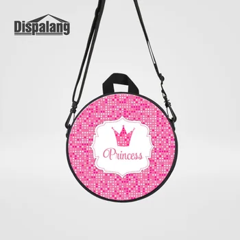 Dispalang Mini Circular Messenger Bags for Girls Princess Crown Printing Crossbody Shoulder Bag For Kindergarten Round Schoolbag
Dispalang Mini Circular Messenger Bags for Girls Princess Crown Printing Crossbody Shoulder Bag For Kindergarten Round Schoolbag