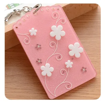 Newest Acrylic Cartoon Cherry Blossoms ID Bus Card Badge Holder Business Name Badge Holders Identity with Metal Clips 1pcs
Newest Acrylic Cartoon Cherry Blossoms ID Bus Card Badge Holder Business Name Badge Holders Identity with Metal Clips 1pcs