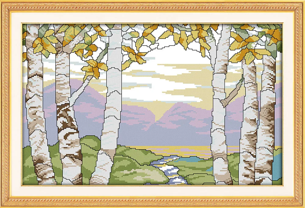 Birches in the summer (1) Printed Canvas DMC Counted Cross Stitch Kits printed Cross-stitch set Embroidery Needlework
Birches in the summer (1) Printed Canvas DMC Counted Cross Stitch Kits printed Cross-stitch set Embroidery Needlework