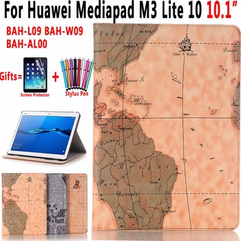 Premium World Map Pattern Leather Smart Sleep Awake Shell Cover Case for Huawei Mediapad M3 Lite 10 10.1 inch Coque Capa Funda
Premium World Map Pattern Leather Smart Sleep Awake Shell Cover Case for Huawei Mediapad M3 Lite 10 10.1 inch Coque Capa Funda