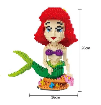 Balody Cartoon Blocks Big size Mermaid Auction Figures Sonic building Plastic blocks Movie Character Alvin toys For Children
Balody Cartoon Blocks Big size Mermaid Auction Figures Sonic building Plastic blocks Movie Character Alvin toys For Children