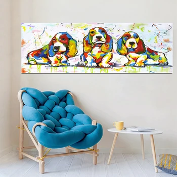 Large Size Canvas Art Cute Colorful Dog Animal Graffiti Oil Painting Wall Pictures Living Room Poster Print Home Decor no frame
Large Size Canvas Art Cute Colorful Dog Animal Graffiti Oil Painting Wall Pictures Living Room Poster Print Home Decor no frame