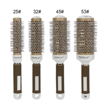 Professional Salon Hair Styling Temperature Color Change Ceramic Iron Radial Round Hairdressing Barrel Curler Brushes Styling
Professional Salon Hair Styling Temperature Color Change Ceramic Iron Radial Round Hairdressing Barrel Curler Brushes Styling
