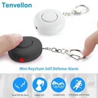Security Self Defense Supplies Mini Keychain Personal Alarm Emergency Alarm Security Protection Personal defense tool image