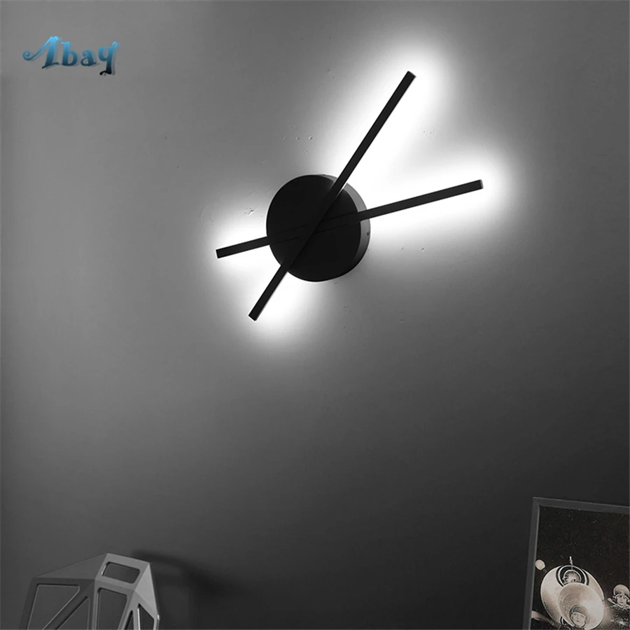 Modern Fashion Cross Shape Wall Lamp Black/white Living Room Decoration Gallery Bar Aisle Led Wall Light Minimalism Bedroom Lamp
Modern Fashion Cross Shape Wall Lamp Black/white Living Room Decoration Gallery Bar Aisle Led Wall Light Minimalism Bedroom Lamp
