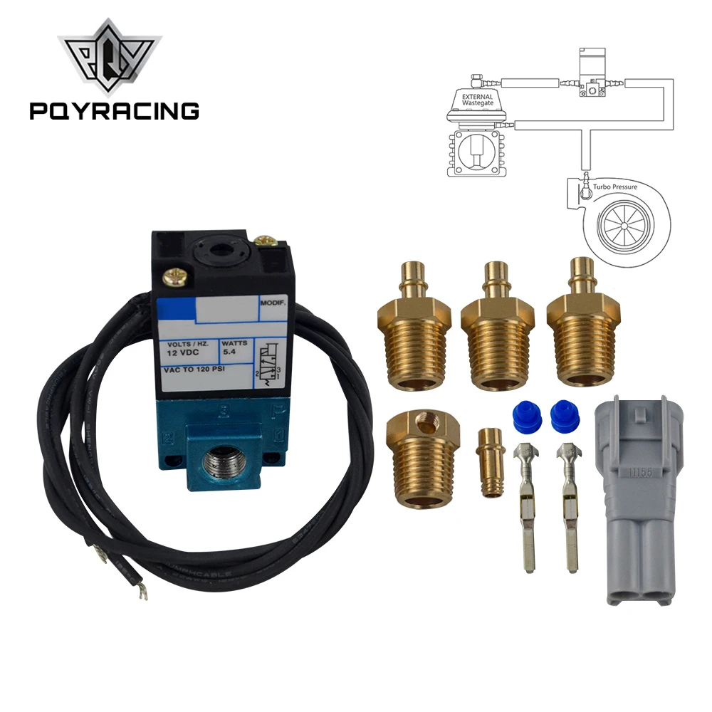 PQY - ECU 3 Port Electronic Boost Control Solenoid Valve 35A-ACA-DDBA-1BA With Brass Silencer
PQY - ECU 3 Port Electronic Boost Control Solenoid Valve 35A-ACA-DDBA-1BA With Brass Silencer