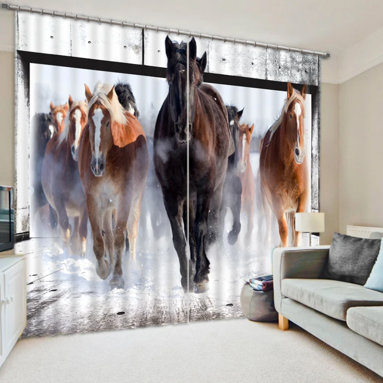 Home Decor 3D Window Curtains living horse Custom 3D Photo Kitchen Window Curtains for Adults Kids Boys Children
Home Decor 3D Window Curtains living horse Custom 3D Photo Kitchen Window Curtains for Adults Kids Boys Children