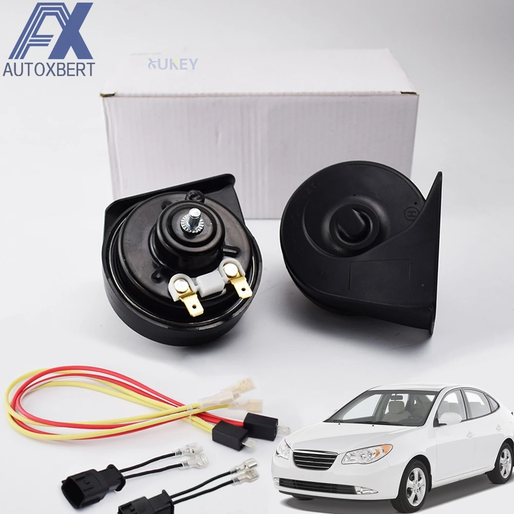 2 Pcs/Set Snail Horn 12V 110-125db 410/510Hz Horn Waterproof High Low Tone Car Horn For Hyundai Elantra XD HD MD/UD 2001-2015
2 Pcs/Set Snail Horn 12V 110-125db 410/510Hz Horn Waterproof High Low Tone Car Horn For Hyundai Elantra XD HD MD/UD 2001-2015