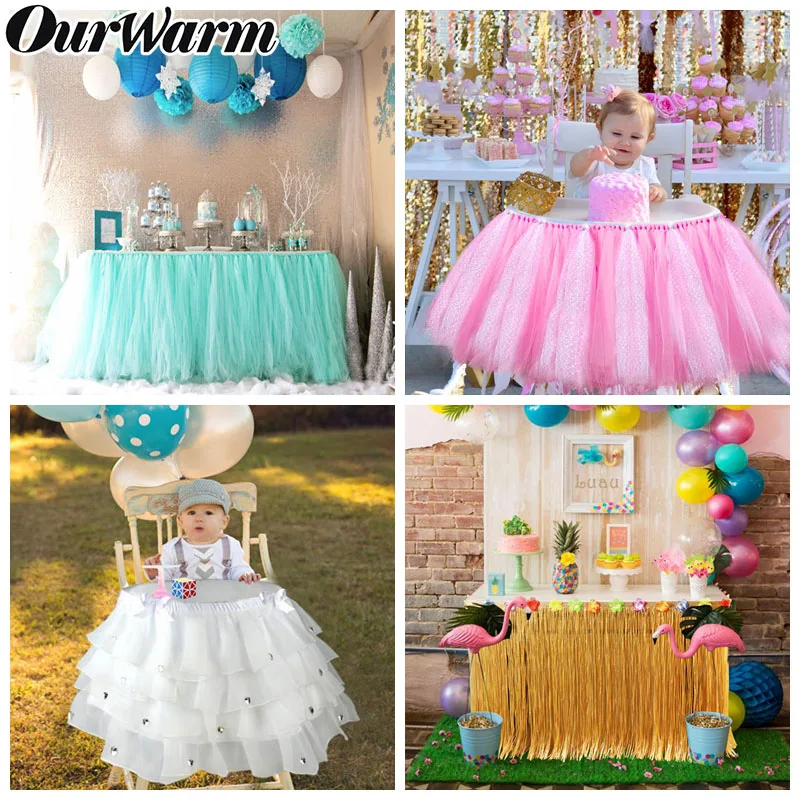 OurWarm Tulle Table Skirt for Wedding Baby Shower Decoration Sweet Table Decoration High Chair Skirt Wedding Skirt On The Table
OurWarm Tulle Table Skirt for Wedding Baby Shower Decoration Sweet Table Decoration High Chair Skirt Wedding Skirt On The Table