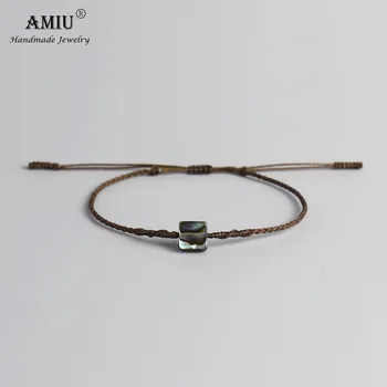 2020 AMIU Handmade Natural Abalone Shell Waterproof Wax Thread Hand Woven Spiral Knot Rope Bangles For Women Men Beads Bracelets
2020 AMIU Handmade Natural Abalone Shell Waterproof Wax Thread Hand Woven Spiral Knot Rope Bangles For Women Men Beads Bracelets