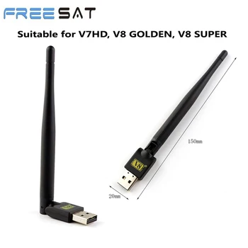 FREESAT RT5370 USB WiFi Wireless With Antenna LAN Adapter For TV Box Satellite Receiver Freesat V7 HD/V8 Super/V7 MAX
FREESAT RT5370 USB WiFi Wireless With Antenna LAN Adapter For TV Box Satellite Receiver Freesat V7 HD/V8 Super/V7 MAX