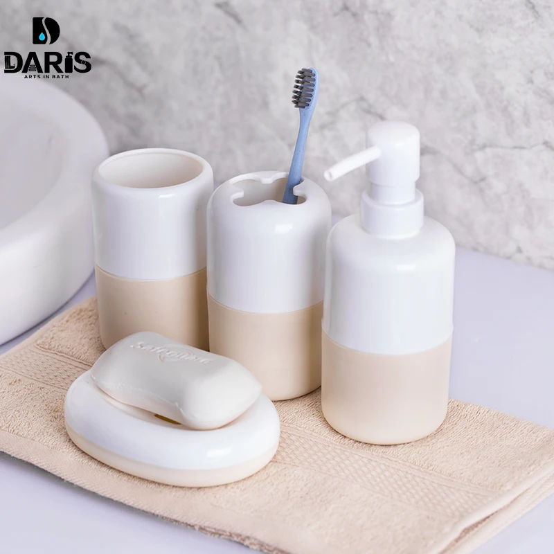 SDARISB Colorful Minimalist Bathroom Plastic Kit Wash Cup Toothbrush Holder Cylinder Emulsion Bottle Toilet Four Sets
SDARISB Colorful Minimalist Bathroom Plastic Kit Wash Cup Toothbrush Holder Cylinder Emulsion Bottle Toilet Four Sets