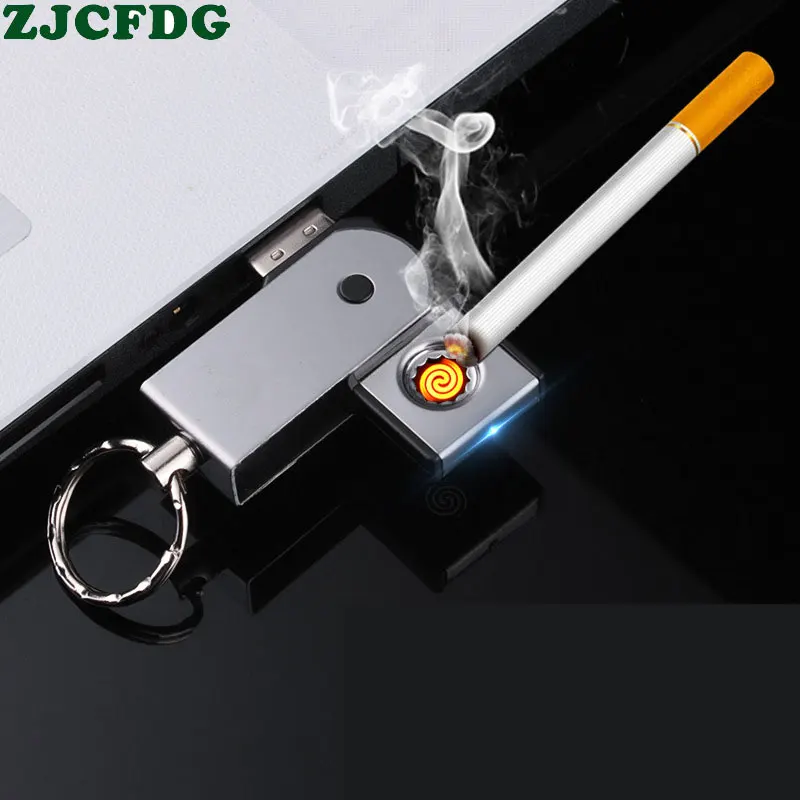 Creative Tungsten Wire USB Cigarette Lighter Lighter Key Ring Without Battery Safer Custom Men's Gift
Creative Tungsten Wire USB Cigarette Lighter Lighter Key Ring Without Battery Safer Custom Men's Gift