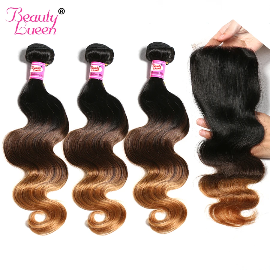 Malaysian Body Wave Bundles With Closure 1b/4/30 Ombre Human Hair 3 Bundles With Closure Non Remy Beauty Lueen Hair Extensions
Malaysian Body Wave Bundles With Closure 1b/4/30 Ombre Human Hair 3 Bundles With Closure Non Remy Beauty Lueen Hair Extensions