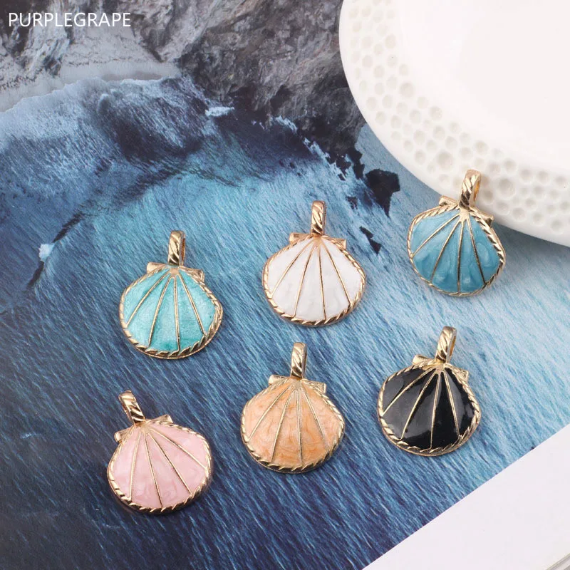 PURPLEGRAPE DIY Handmade Jewelry Earrings Accessories Women's Jewelry Alloy Pendant Bracelet Material Shell Scallops 10pcs
PURPLEGRAPE DIY Handmade Jewelry Earrings Accessories Women's Jewelry Alloy Pendant Bracelet Material Shell Scallops 10pcs