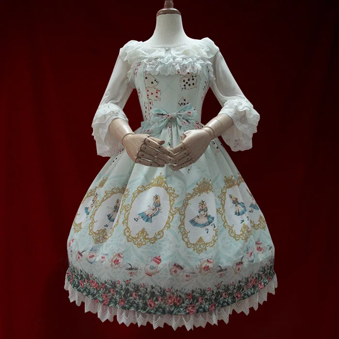 New Arrival Fashion Harajuku Bowknot Cosplay Costume Girls Lolita Dress Cute Printing Patchwork Halloween COS Dresses
New Arrival Fashion Harajuku Bowknot Cosplay Costume Girls Lolita Dress Cute Printing Patchwork Halloween COS Dresses