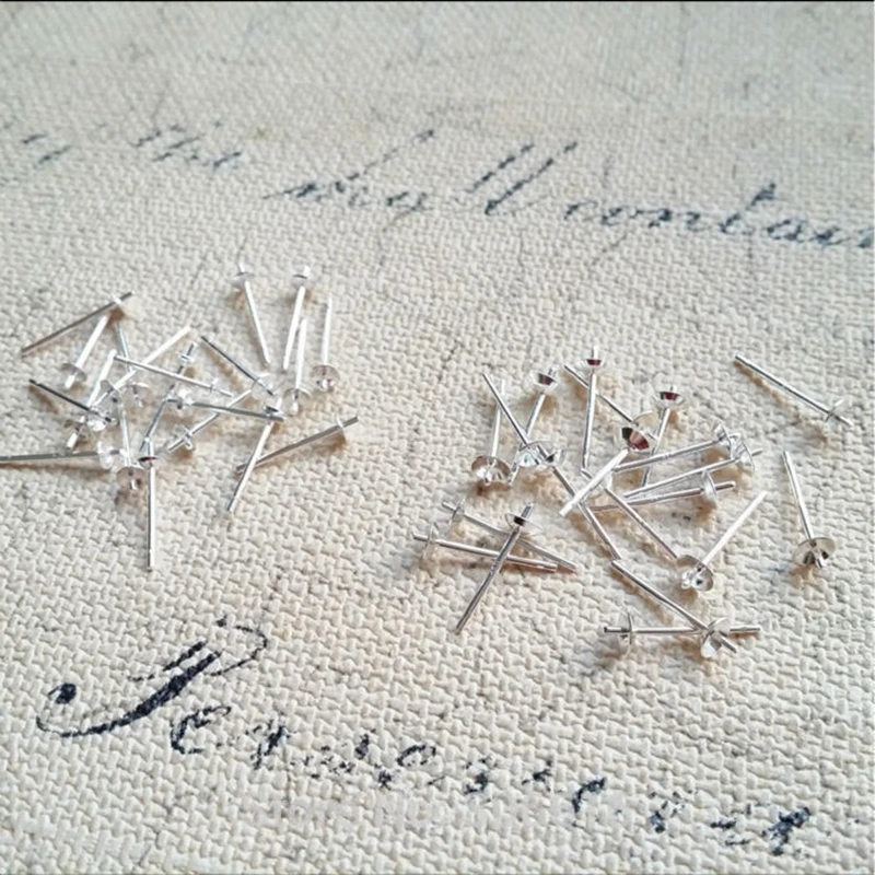 " Fake One Penalty Ten " 3MM & 4MM/w 100pcs (Mark 925) 925 Sterling Silver Earring Pins Jewelry Findings & Accessories
" Fake One Penalty Ten " 3MM & 4MM/w 100pcs (Mark 925) 925 Sterling Silver Earring Pins Jewelry Findings & Accessories