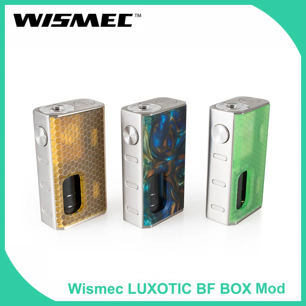 USA Warehouse Original WISMEC LUXOTIC BF BOX MOD 100W with built-in bottle of 7.5ml capacity electronic cigarette vape mod
USA Warehouse Original WISMEC LUXOTIC BF BOX MOD 100W with built-in bottle of 7.5ml capacity electronic cigarette vape mod