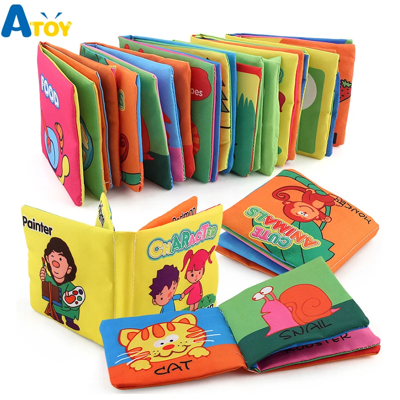 Infant Early Education Cloth Book Toy English Learning Baby Child Kids Palm Fabric Washable Books Food Color learn Book Toys
Infant Early Education Cloth Book Toy English Learning Baby Child Kids Palm Fabric Washable Books Food Color learn Book Toys