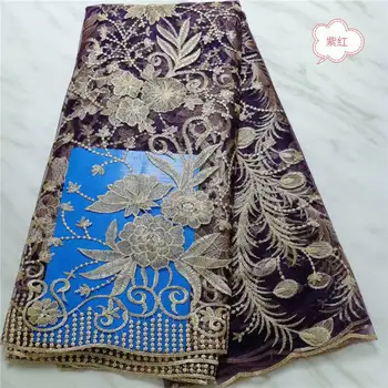 Red wine Color African Lace Fabric 2019 Embroidered Nigerian Beaded Laces Fabric High Quality French Tulle Lace Fabric For Women
Red wine Color African Lace Fabric 2019 Embroidered Nigerian Beaded Laces Fabric High Quality French Tulle Lace Fabric For Women