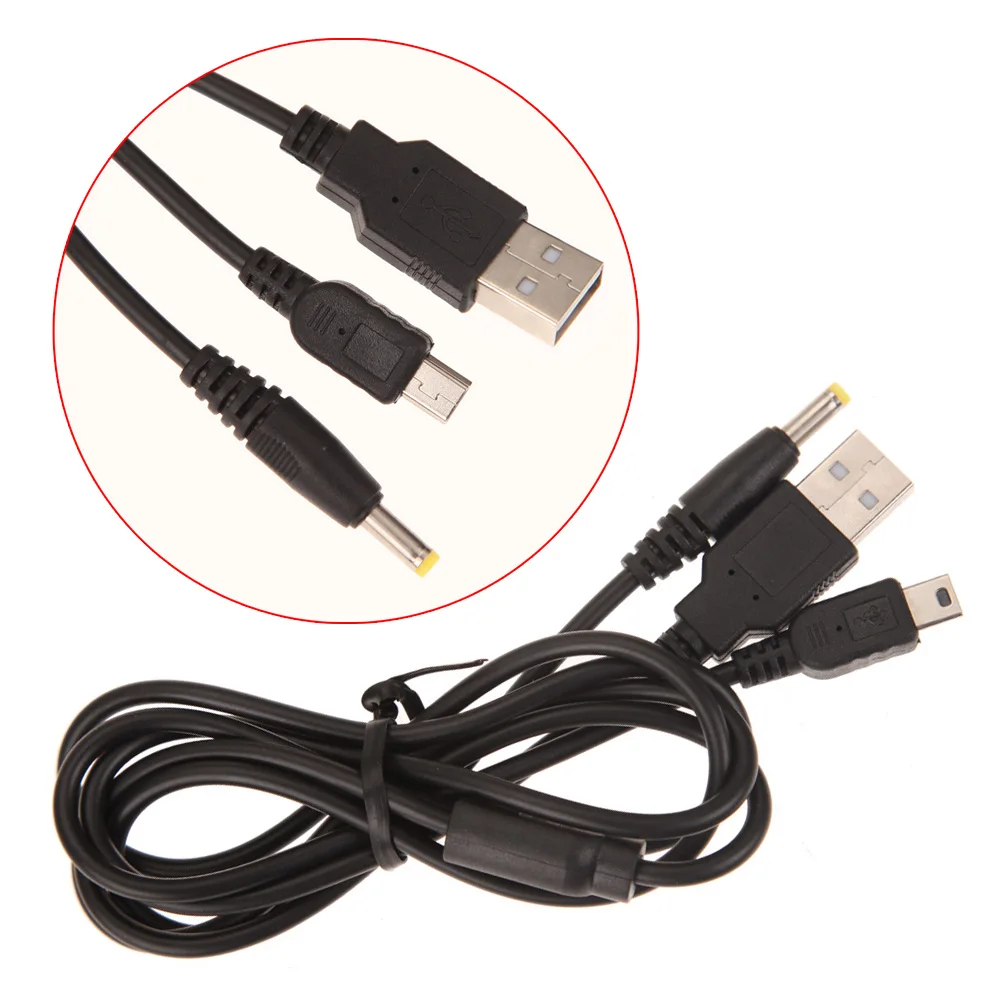 2 In 1 1.2m USB Charge Cable Data Sync Cord Wire Line for Sony PSP 2000 3000 Game Console
2 In 1 1.2m USB Charge Cable Data Sync Cord Wire Line for Sony PSP 2000 3000 Game Console
