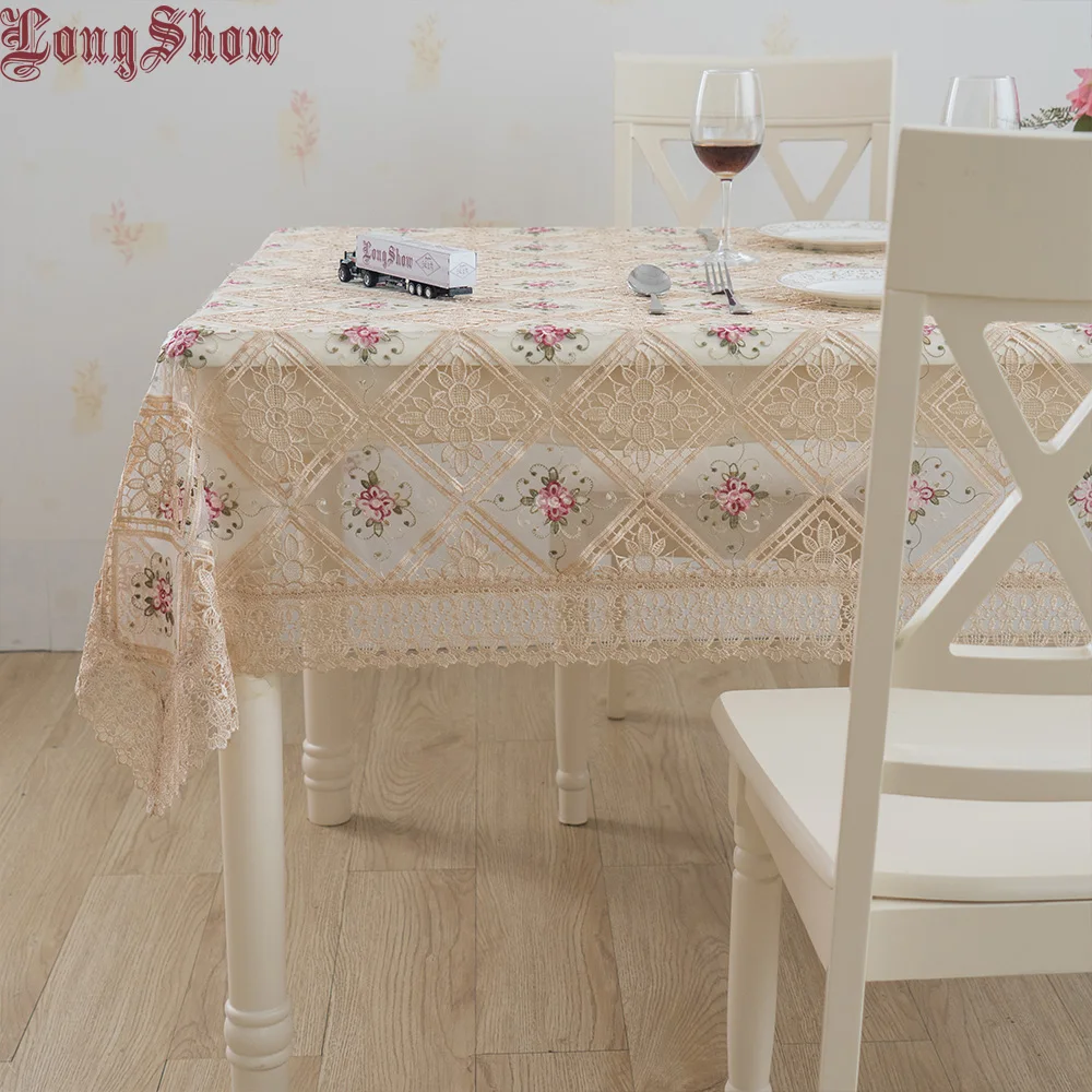 2019 Newest Elegant Organza Lace Colorful Embroidery Hollow-Out Table Cloth For Wedding Party Decoration
2019 Newest Elegant Organza Lace Colorful Embroidery Hollow-Out Table Cloth For Wedding Party Decoration
