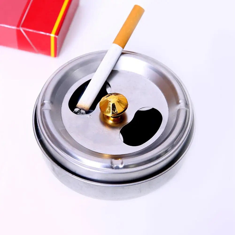 Home Car Smoking Accessories Ashtray Lid Rotation Fully Enclosed Stainless Steel
Home Car Smoking Accessories Ashtray Lid Rotation Fully Enclosed Stainless Steel