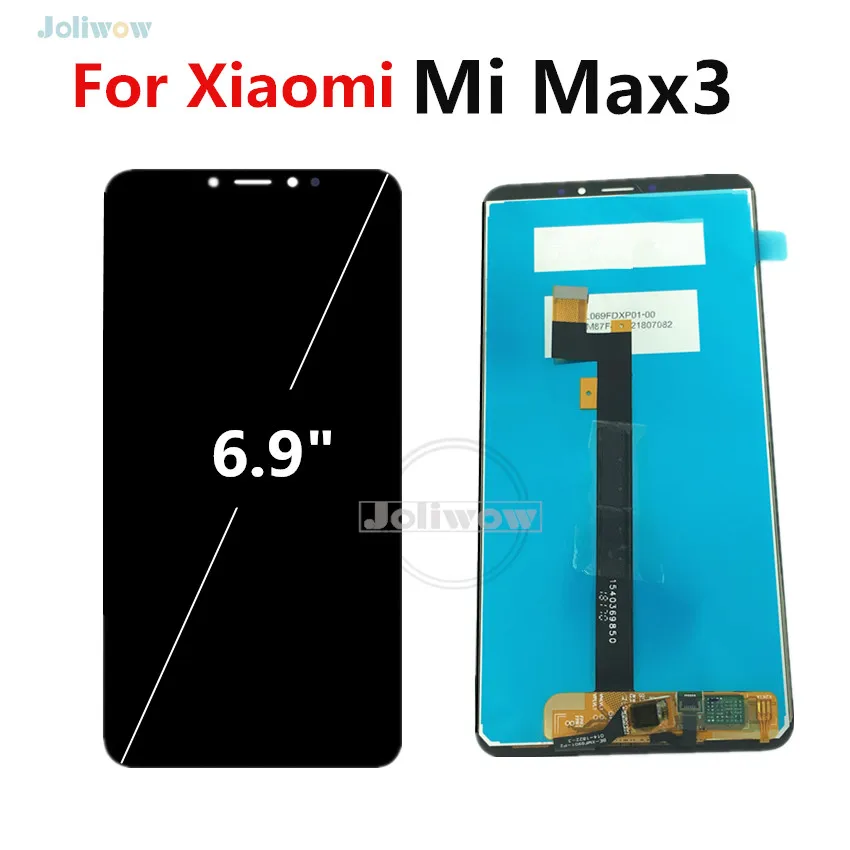 For Xiaomi Mi Max 3 LCD Display with Touch Screen Digitizer Assembly Replacement MAX3 For Xiaomi max 3 LCD Screen
For Xiaomi Mi Max 3 LCD Display with Touch Screen Digitizer Assembly Replacement MAX3 For Xiaomi max 3 LCD Screen