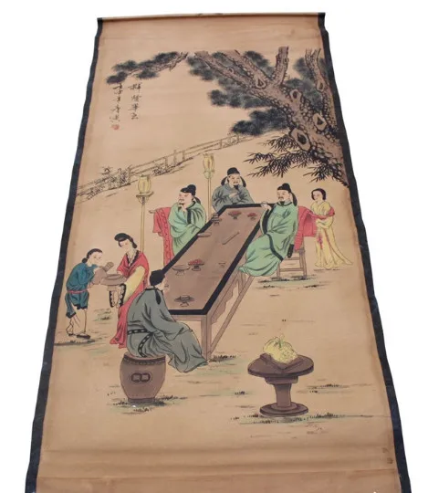 Ancient Chinese celebrity paintings, Wang Su landscape, living room decorative painting
Ancient Chinese celebrity paintings, Wang Su landscape, living room decorative painting
