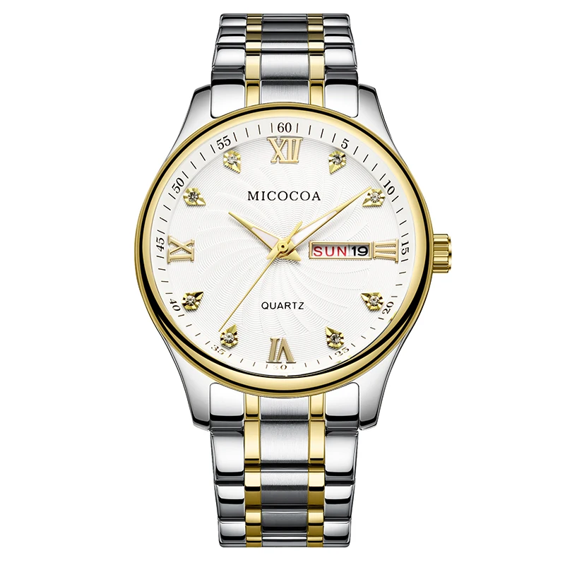 MICOCOA Mens Watches Top Brand Luxury Sport Watch Stainless Steel Date Week Waterproof Quartz Watch Male Clock Relogio Masculino
MICOCOA Mens Watches Top Brand Luxury Sport Watch Stainless Steel Date Week Waterproof Quartz Watch Male Clock Relogio Masculino