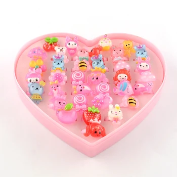 36pc/box Cute Animal Fruit Acrylic Kid's Cuff Rings Mixed Color Birthday Party Gifts Presents For Girls Childrens Jewelry Ring
36pc/box Cute Animal Fruit Acrylic Kid's Cuff Rings Mixed Color Birthday Party Gifts Presents For Girls Childrens Jewelry Ring