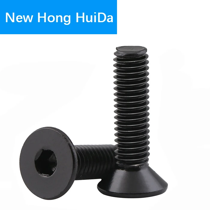 Black Hex Flat Head Socket Cap Machine Screw Countersunk Thread Metric Bolt Grade 10.9 Alloy Steel M8
Black Hex Flat Head Socket Cap Machine Screw Countersunk Thread Metric Bolt Grade 10.9 Alloy Steel M8