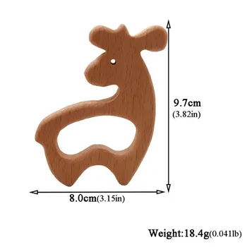 KWD 2019 New Cute beech Pendant 97mm giraffe wooden dental bracket hand-carved animal dental bracket baby wooden gum toy 10PCS
KWD 2019 New Cute beech Pendant 97mm giraffe wooden dental bracket hand-carved animal dental bracket baby wooden gum toy 10PCS
