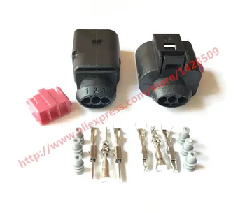 100 Sets 3 Pin 1J0973803 1J0973703 Female And Male 1.5mm Auto Temp Sensor Plug Deflation Valve Plug Waterproof Connector For VW
100 Sets 3 Pin 1J0973803 1J0973703 Female And Male 1.5mm Auto Temp Sensor Plug Deflation Valve Plug Waterproof Connector For VW