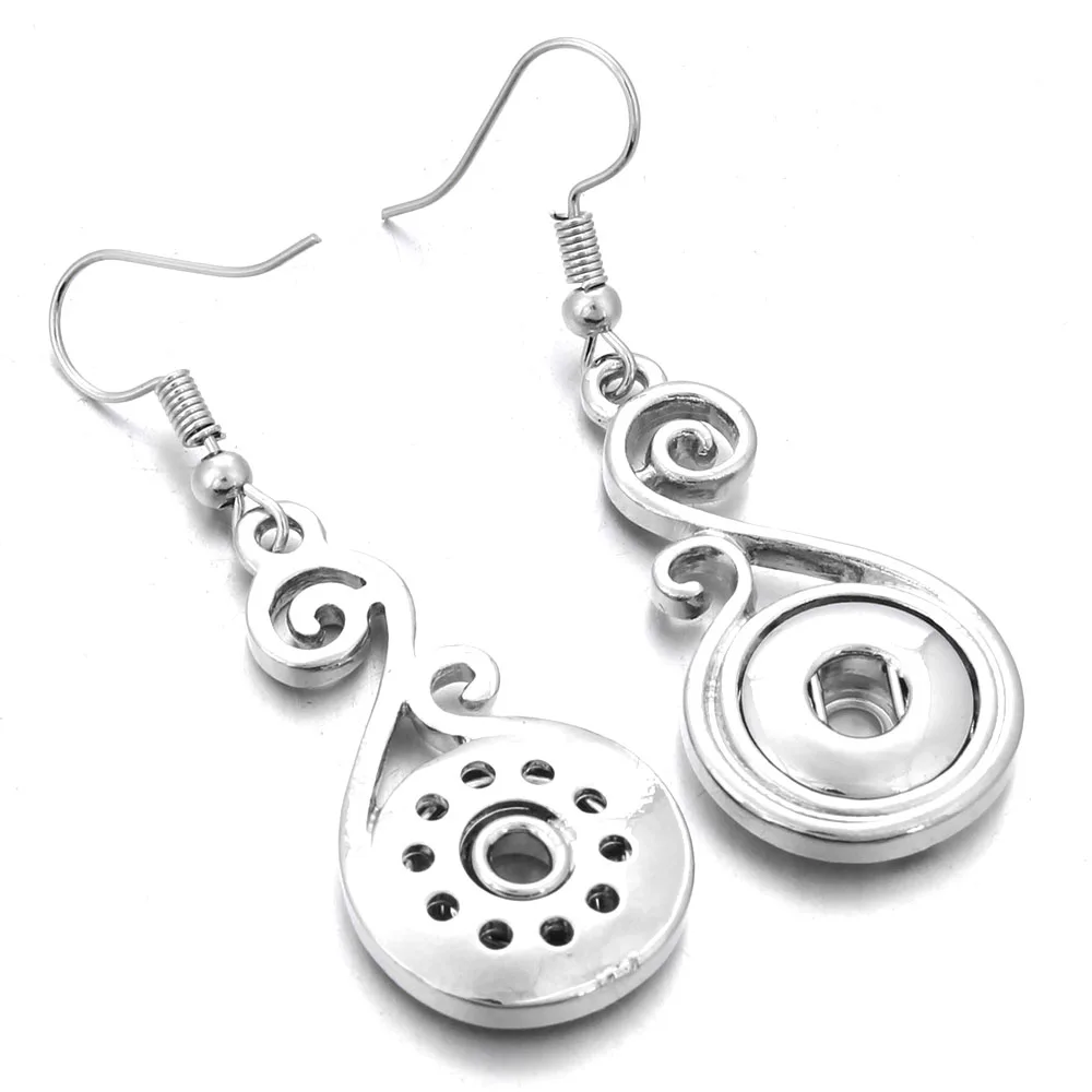 New Snap Button Earrings Jewelry Fit 12mm Snap Buttons Mini Silver Button Drop Earrings for Women Girls ZI046
New Snap Button Earrings Jewelry Fit 12mm Snap Buttons Mini Silver Button Drop Earrings for Women Girls ZI046