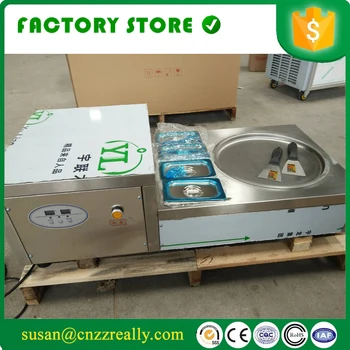 table stand fried ice cream machine single round pan with 4 cooling tanks fry ice cream roller for sale
table stand fried ice cream machine single round pan with 4 cooling tanks fry ice cream roller for sale