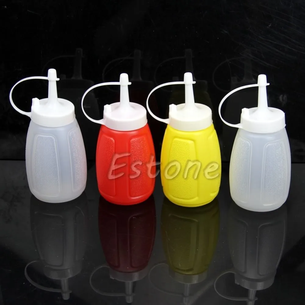 2Pc 200ml Plastic Sauce Oil Vinegar Ketchup Squeeze Mustard Bottle Dispenser New Free shipping
2Pc 200ml Plastic Sauce Oil Vinegar Ketchup Squeeze Mustard Bottle Dispenser New Free shipping