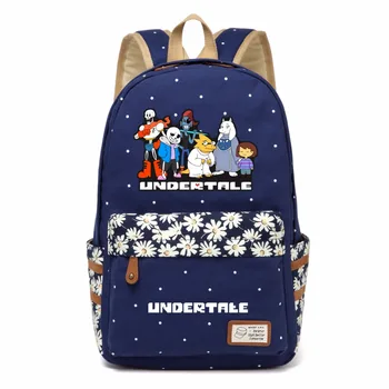 WISHOT Undertale Printing sans Annoying Dog Canvas bag Flower wave point Rucksacks backpack women Girl Kids travel Shoulder Bag
WISHOT Undertale Printing sans Annoying Dog Canvas bag Flower wave point Rucksacks backpack women Girl Kids travel Shoulder Bag