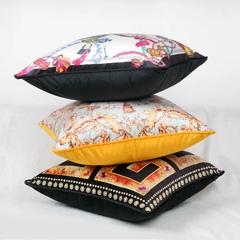 Classical High-end Luxury Europe French style pillowcover royal velvet print backrest lazyback pillowcase home villa decartation
Classical High-end Luxury Europe French style pillowcover royal velvet print backrest lazyback pillowcase home villa decartation