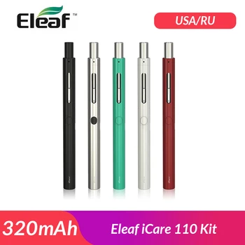 Original Eleaf iCare 110 Starter Kit 1.3ml with 320mAh battery with Eleaf IC 1.1ohm Coil electronic cigarette vape kit
Original Eleaf iCare 110 Starter Kit 1.3ml with 320mAh battery with Eleaf IC 1.1ohm Coil electronic cigarette vape kit