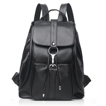 NEW Ladies Backpack Genuine Leather WoMen Shoulder Bag Zipper Solid Color School Bag Cowskin Girl Knapsack Trendy Daypack
NEW Ladies Backpack Genuine Leather WoMen Shoulder Bag Zipper Solid Color School Bag Cowskin Girl Knapsack Trendy Daypack